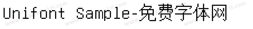 Unifont Sample字体转换